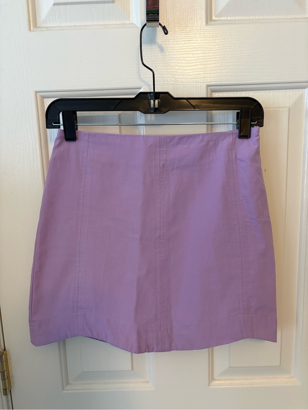 Bershka Lilac Mini Skirt - Straight Silhouette